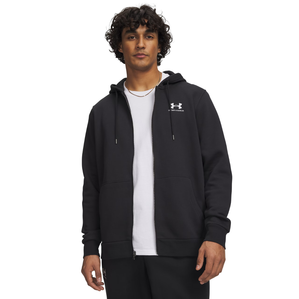 UA Essential Fleece Fz Hood 2