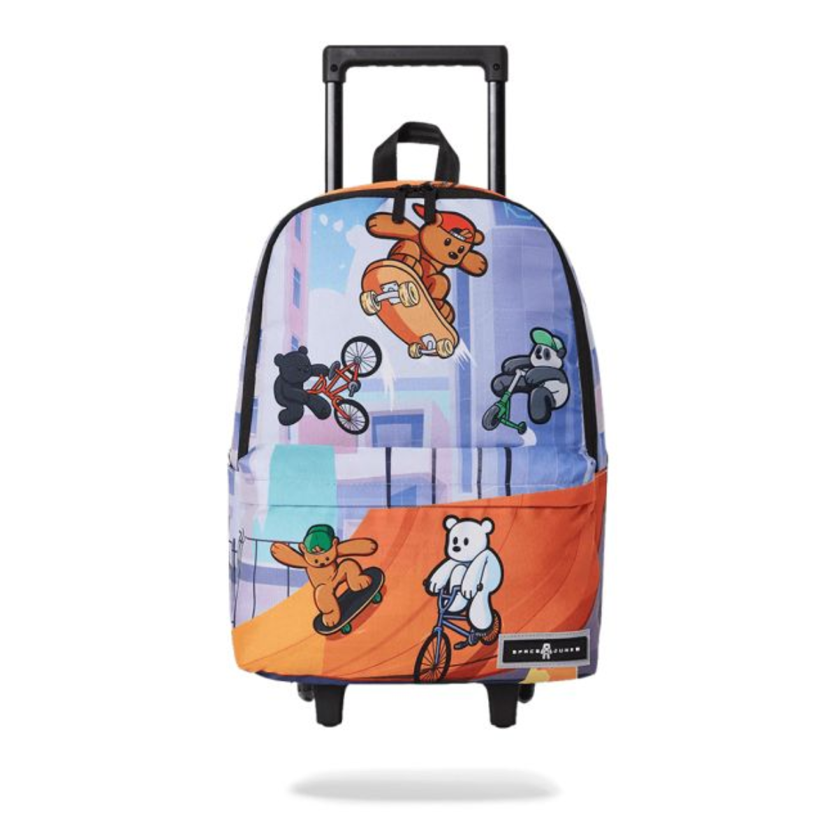 spacejunk bear boarding trolley backpack