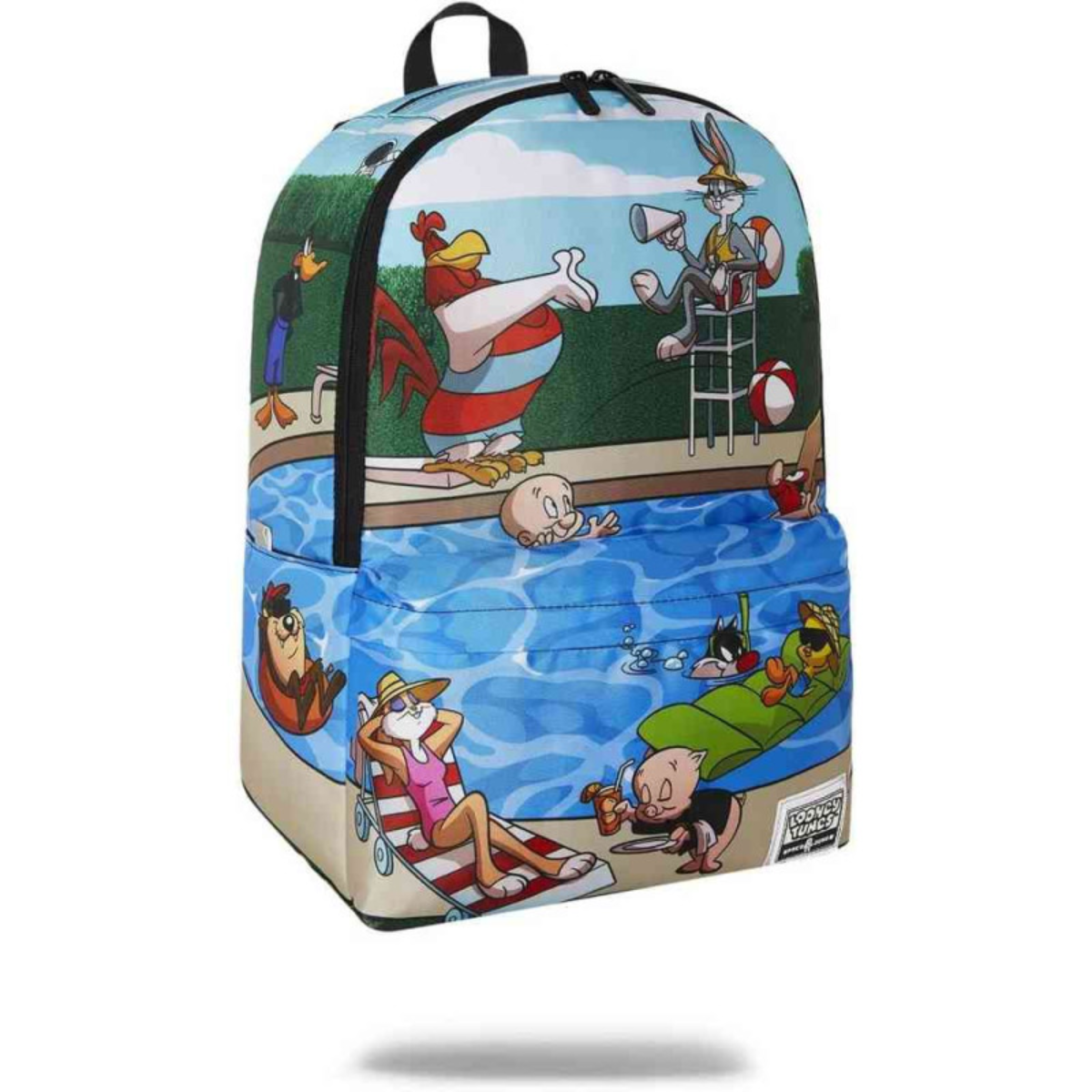 looney tunes pool spacejunk backpack
